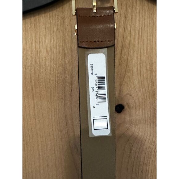 Michael Kors Cognac Ladies Belt Size Medium NWT - Picture 3 of 5